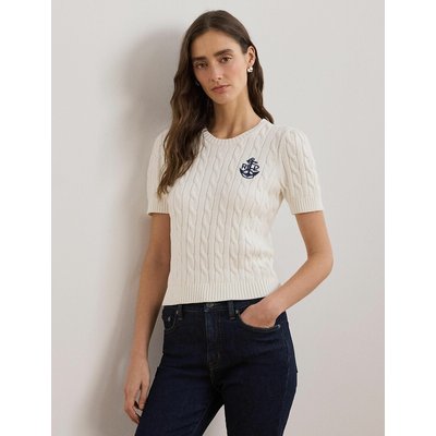 Camisola com gola redonda, mangas curtas LAUREN RALPH LAUREN