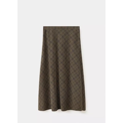 Jupe longue carreaux MANGO TEEN