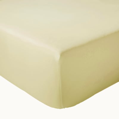 Drap-housse uni en satin de coton TRADILINGE