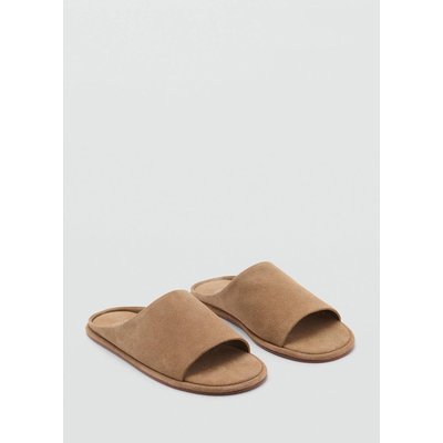 Sandales cuir suède MANGO