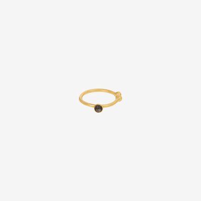 Bague d'oreille dorées à l'or fin CAB OVALE CAROLINE NAJMAN