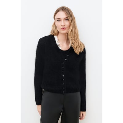 Gilet droit col rond MVANILLE CAROLL