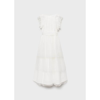 Robe plumetis volants MANGO KIDS