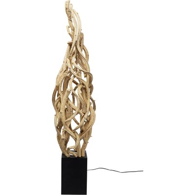Lampadaire en bois, JUNGLE KARE DESIGN