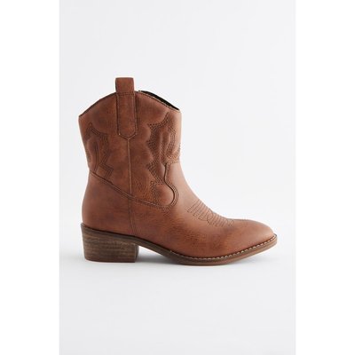Bottes style western fermeture à zip NEXT