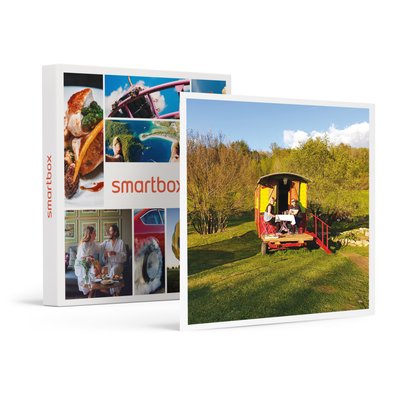 Séjour insolite en famille : 3 jours en roulotte avec pique-nique près de Périgueux- SMARTBOX - Coffret Cadeau Séjour SMARTBOX