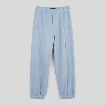 Pantalon cargo taille élastiquée en coton certifié OEKO-TEX MONOPRIX