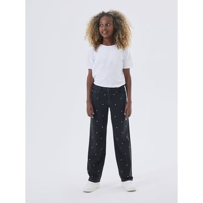 Jean large avec sequins devant NAME IT