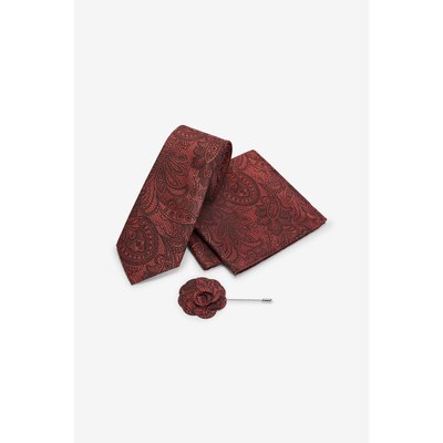 Pochette cravate cachemire et pince à NEXT