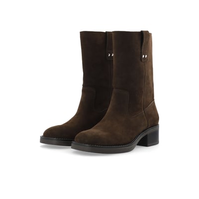 Bottes En Daim BIANCO