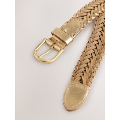 Ceinture en cuir tressé à la main NEXT