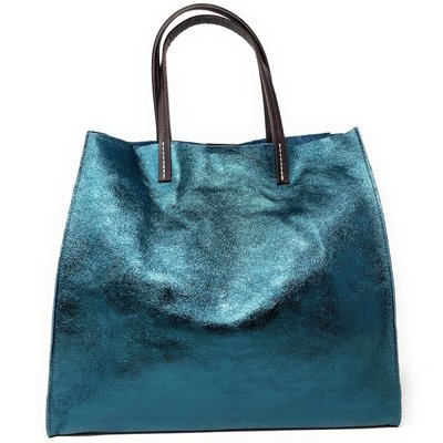 Sac à main en cuir italien SILVER OH MY BAG