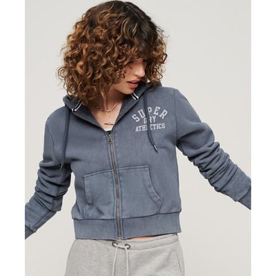 Athletic Essentials Crop Zip Hoodie SUPERDRY