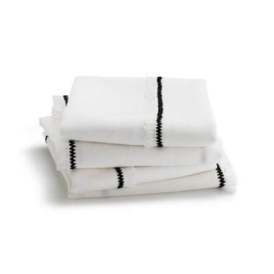 4er-Pack Tischsets Menorca, Leinen/Baumwolle LA REDOUTE INTERIEURS