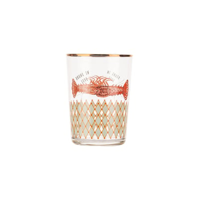 "Drunk in Love" Lobster Hi-Ball Glass YVONNE ELLEN