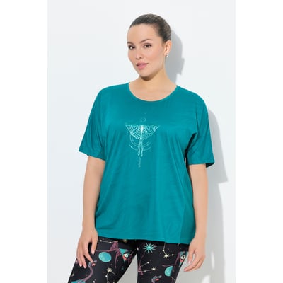 T-shirt technique à col rond et ULLA POPKEN