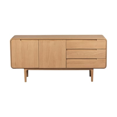 Buffet moderne en chêne clair 2 portes DERBY PIER IMPORT