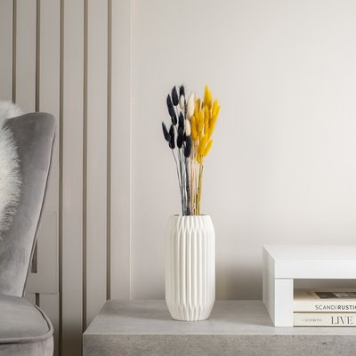 50-60cm Bunny Tails/Lagurus Ovatus Bunch in Mustard and Black SO'HOME