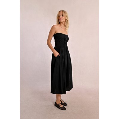 Robe type bustier à smock MOLLY BRACKEN