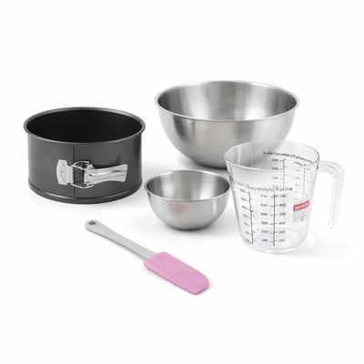 Set de 5 ustensiles de pâtisserie moule à gâteaux bols spatule ZENKER