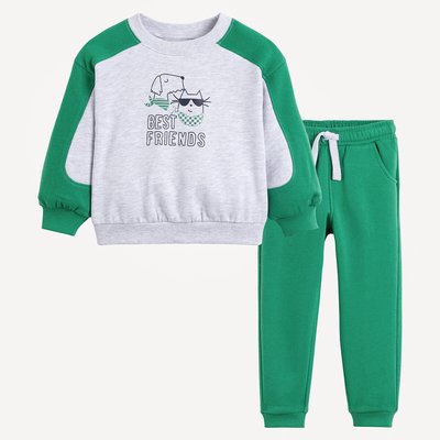 Ensemble 2 pièces sweat et pantalon molleton LA REDOUTE COLLECTIONS