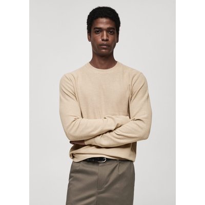 Pull-over maille coton microstructure MANGO MAN