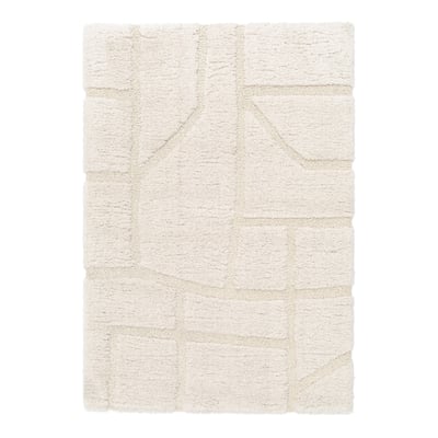 Tapis doux et épais en polyester recyclé effet relief MURMURE AFK LIVING