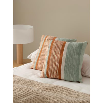 Coussin 100% Coton Rayures -PISCO KENAY