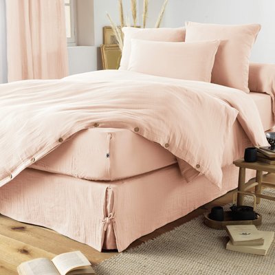 Housse de couette double gaze de coton TERRE DE NUIT