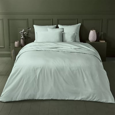 Housse de couette satin de coton AVA UNI GARNIER THIEBAUT