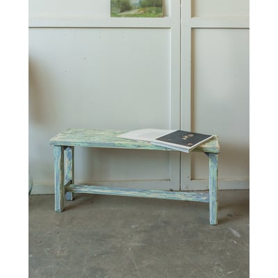 Banc de ferme patiné Antoine N°516 - Bon état DEBONGOUT