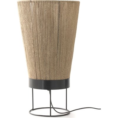 Lampe de table en jute artisanale ambiance chaleureuse RECOLLECTION