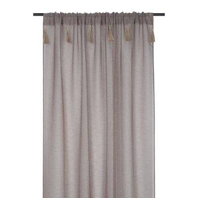 Voilage Passe Tringle   Ibiza Taupe DECORATIE