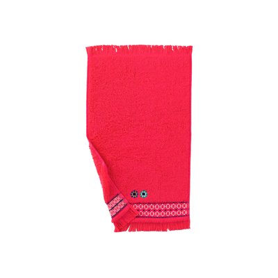 Serviette invité coton JARDIN M CARRE BLANC