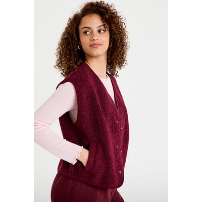 Gilet  sans manches effet polaire CACHE CACHE
