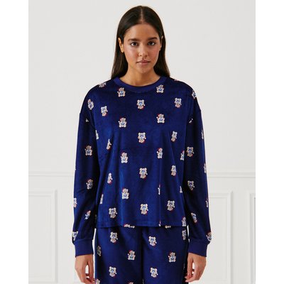 Top en velours à motifs SNOWFLAKIZ UNDIZ
