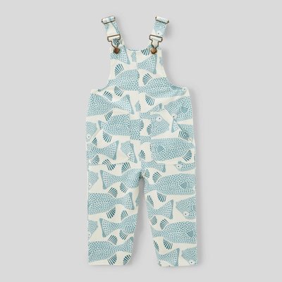 Salopette longue imprimée en coton BIO GOTS BOUT'CHOU