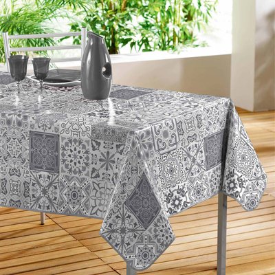 Nappe Rectangulaire En Pvc Impression "carreaux De Ciment" DOUCEUR D'INTÉRIEUR