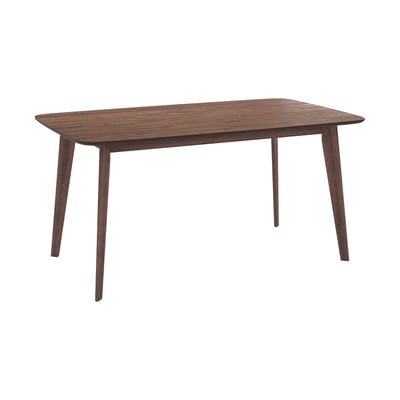 Table rectangulaire 6 personnes en bois 150 cm - OMAN MAISON PAVANE