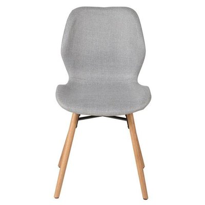 Chaise scandinave en tissu et chêne  Gary ZAGO