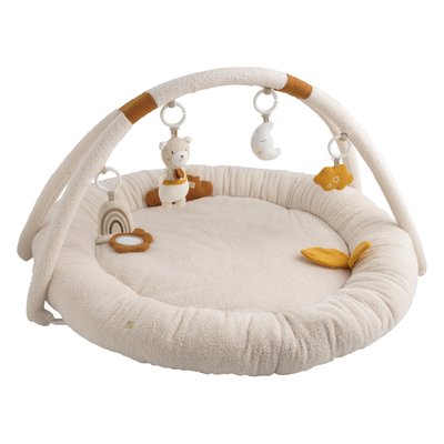Tapis d'éveil rond en bouclette coton bio SAUTHON
