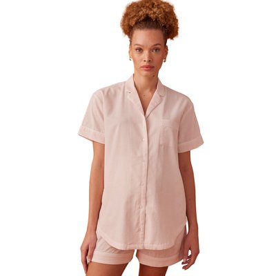 Pyjama court rayé grossesse en sersucker ENVIE DE FRAISE