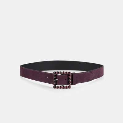 Ceinture en cuir avec boucle carrée ALMA EN PENA