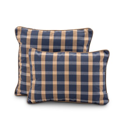 Set 2 coussins décoratifs, à carreaux, Swona DEFORA HOME