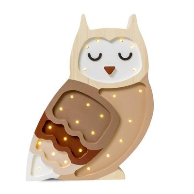 Lampe à poser Bois OWL LITTLE LIGHTS