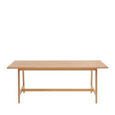 Table à manger 8  personnes en bois- NORLA DRAWER
