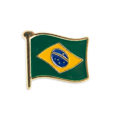Pins BANDEIRA BRASIL - Or CACATOES