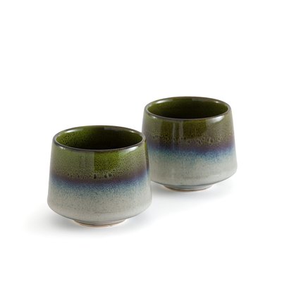 Set of 2 Ilni Reactive Enamel Stoneware Cups LA REDOUTE INTERIEURS