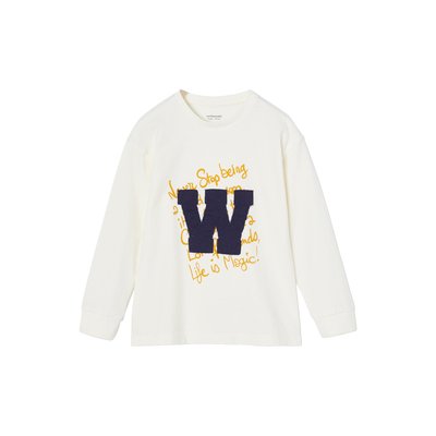T-shirt lettre appliquée DENIM FABRIC VERTBAUDET