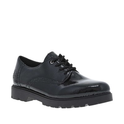 Derbies cuir talon plat RIEKER